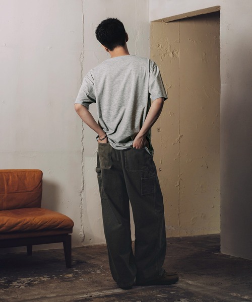 Bleme(ブレム)の「ヴィンテージグラフィック メランジ ソフトTシャツ(Tシャツ/カットソー・メンズ・グレー/オートミール・M/S/XL/L)」の14枚目の写真