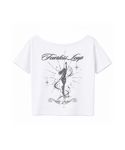 VENHIT(ベンヒット)の「フィアレス ワンオフ 半袖Tシャツ(Tシャツ/カットソー・レディース・ホワイト/ライトグレー/ブラック・FREE)」の2枚目の写真