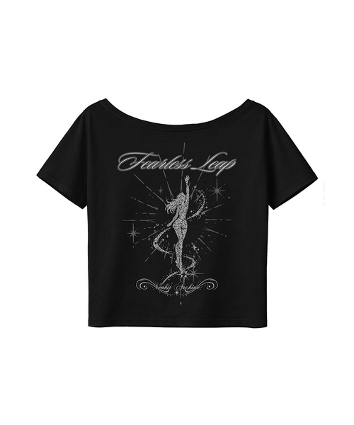 VENHIT(ベンヒット)の「フィアレス ワンオフ 半袖Tシャツ(Tシャツ/カットソー・レディース・ホワイト/ライトグレー/ブラック・FREE)」の3枚目の写真
