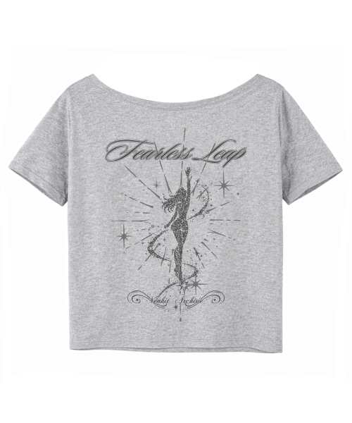 VENHIT(ベンヒット)の「フィアレス ワンオフ 半袖Tシャツ(Tシャツ/カットソー・レディース・ホワイト/ライトグレー/ブラック・FREE)」の6枚目の写真