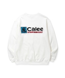 CALEE（キャリー）の「CAL NT LOGO CREW NECK SW ＜NATURALLY PAINT DESIGN＞（スウェット）」