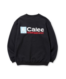 CAL NT LOGO CREW NECK SW <NATURALLY PAINT DESIGN>