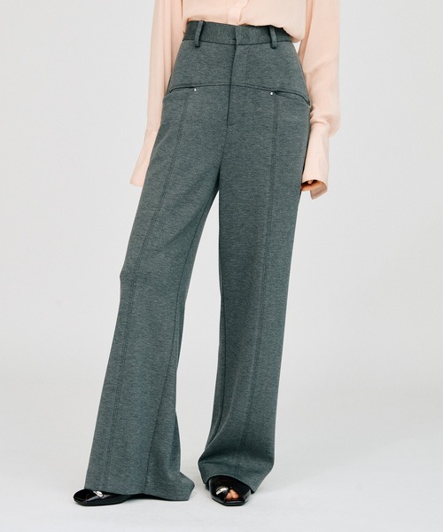 PRANK PROJECT(プランクプロジェクト)の「【2026Summer Pre-Order】バックスリットスリムパンツ / Back Slit Slim Pants(その他パンツ・レディース・ブラック/グレー・36/38)」の5枚目の写真