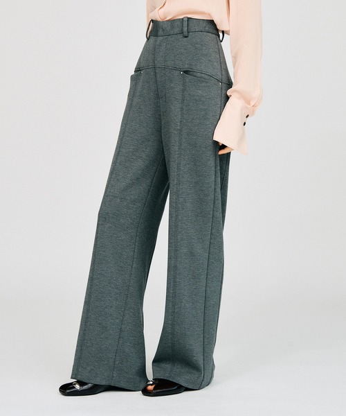 PRANK PROJECT(プランクプロジェクト)の「【2026Summer Pre-Order】バックスリットスリムパンツ / Back Slit Slim Pants(その他パンツ・レディース・ブラック/グレー・36/38)」の6枚目の写真