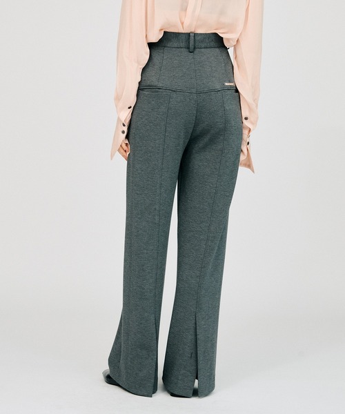 PRANK PROJECT(プランクプロジェクト)の「【2026Summer Pre-Order】バックスリットスリムパンツ / Back Slit Slim Pants(その他パンツ・レディース・ブラック/グレー・36/38)」の7枚目の写真