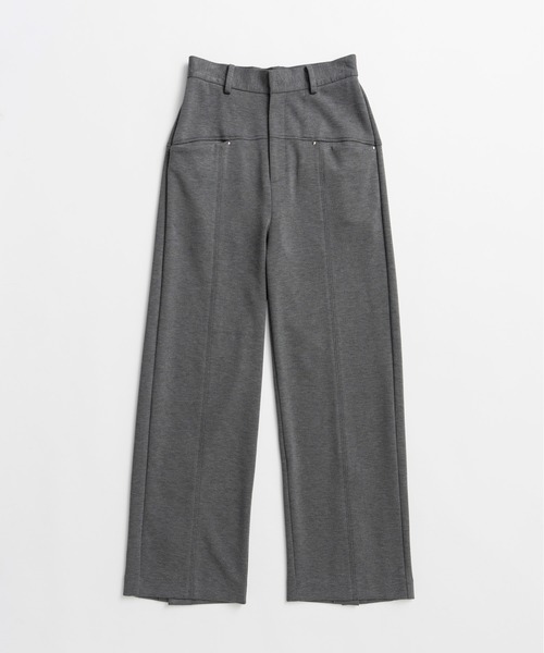 PRANK PROJECT(プランクプロジェクト)の「【2026Summer Pre-Order】バックスリットスリムパンツ / Back Slit Slim Pants(その他パンツ・レディース・ブラック/グレー・36/38)」の11枚目の写真