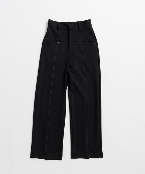 PRANK PROJECT(プランクプロジェクト)の「【2026Summer Pre-Order】バックスリットスリムパンツ / Back Slit Slim Pants(その他パンツ・レディース・ブラック/グレー・36/38)」の12枚目の写真