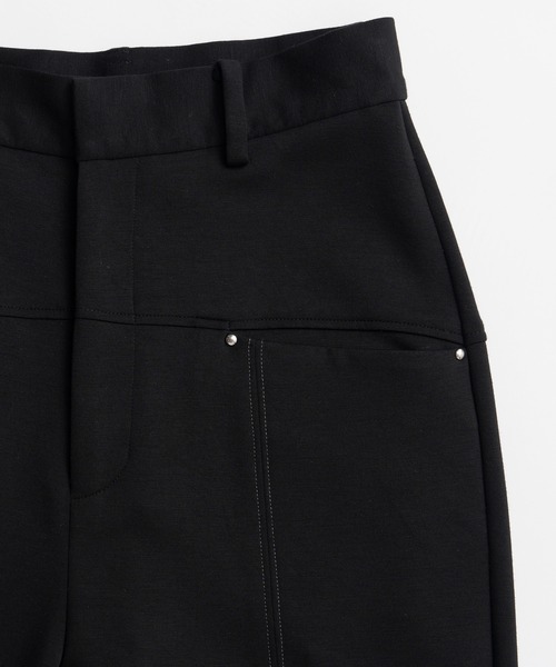 PRANK PROJECT(プランクプロジェクト)の「【2026Summer Pre-Order】バックスリットスリムパンツ / Back Slit Slim Pants(その他パンツ・レディース・ブラック/グレー・36/38)」の14枚目の写真