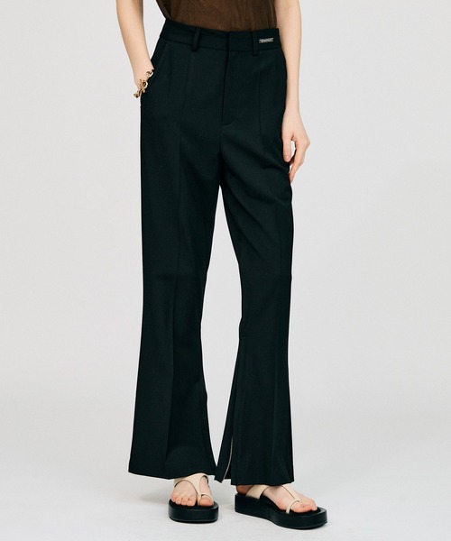 PRANK PROJECT(プランクプロジェクト)の「【2026Summer Pre-Order】バックスリットスリムパンツ / Back Slit Slim Pants(その他パンツ・レディース・ブラック/グレー・36/38)」の20枚目の写真