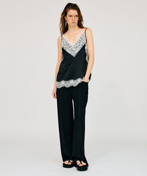 PRANK PROJECT(プランクプロジェクト)の「【2026Summer Pre-Order】バックスリットスリムパンツ / Back Slit Slim Pants(その他パンツ・レディース・ブラック/グレー・36/38)」の4枚目の写真