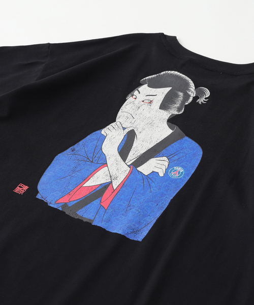 PARIS SAINT-GERMAIN(パリサンジェルマン)の「【Paris Saint-Germain / パリ・サン=ジェルマン】 JP JAPAN GRAPHIC UKIYO-E TEE(Tシャツ/カットソー・メンズ・ホワイト/ブラック・X-LARGE/LARGE/MEDIUM)」の6枚目の写真
