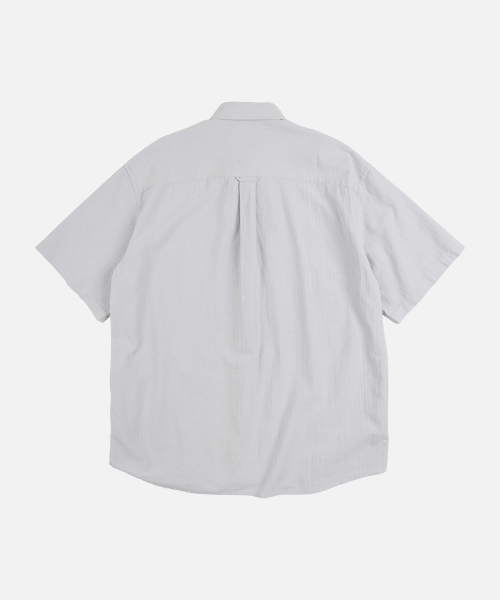 FRIZMWORKS(フリズムワークス)の「OG DOBBY WEAVE SEERSUCKER HALF SHIRT _ GRAY(シャツ/ブラウス・メンズ・その他・SMALL/MEDIUM/LARGE/X-LARGE)」の2枚目の写真