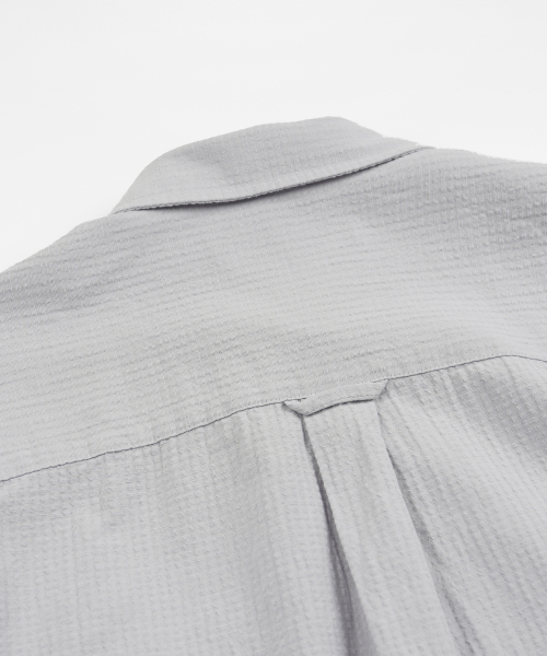 FRIZMWORKS(フリズムワークス)の「OG DOBBY WEAVE SEERSUCKER HALF SHIRT _ GRAY(シャツ/ブラウス・メンズ・その他・SMALL/MEDIUM/LARGE/X-LARGE)」の6枚目の写真