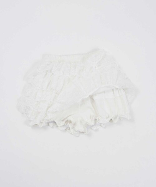 OLIVE des OLIVE(オリーブデオリーブ)の「【Belle Charme】Lace Tiered Skirt(スカート・レディース・ブラック/オフホワイト・FREE)」の8枚目の写真