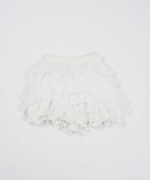 OLIVE des OLIVE(オリーブデオリーブ)の「【Belle Charme】Lace Tiered Skirt(スカート・レディース・ブラック/オフホワイト・FREE)」の9枚目の写真