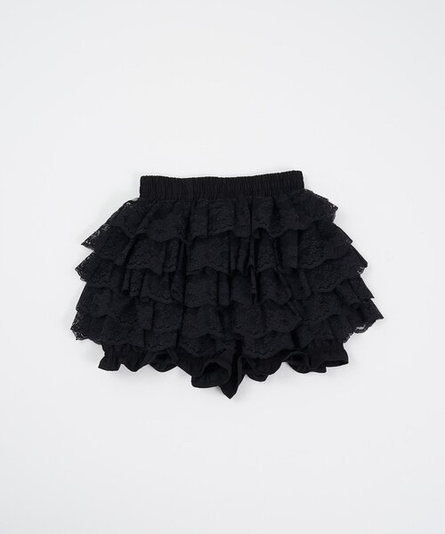 OLIVE des OLIVE(オリーブデオリーブ)の「【Belle Charme】Lace Tiered Skirt(スカート・レディース・ブラック/オフホワイト・FREE)」の15枚目の写真