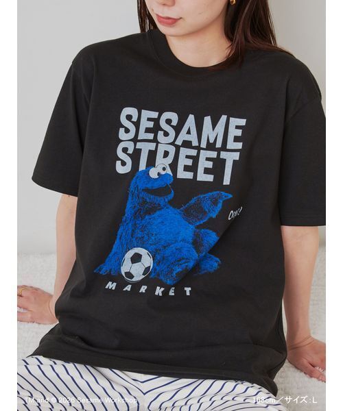 SESAME STREET(セサミストリート)の「【UNISEX】フォトTシャツ(SOCCER)(Tシャツ/カットソー・レディース・ホワイト/ブラック・M/L)」の11枚目の写真