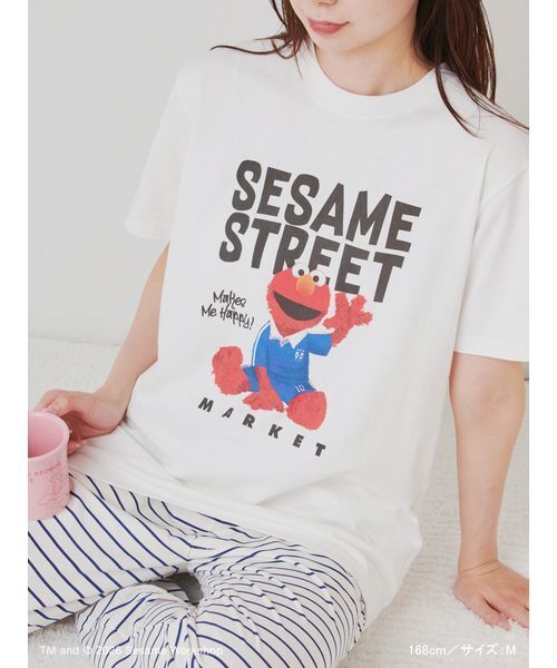 SESAME STREET(セサミストリート)の「【UNISEX】フォトTシャツ(SOCCER)(Tシャツ/カットソー・レディース・ホワイト/ブラック・M/L)」の10枚目の写真