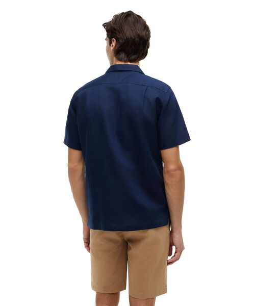 TOMMY HILFIGER(トミーヒルフィガー)の「レギュラーフィットリネン混紡半袖シャツ(シャツ/ブラウス・メンズ・グリーン系その他5/ホワイト/ネイビー・MEDIUM/LARGE/X-LARGE/SMALL)」の11枚目の写真