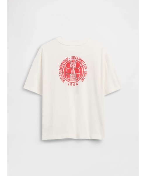 GAP(ギャップ)の「FIFA WORLD CUP(TM) グラフィックTシャツ (キッズ)(Tシャツ/カットソー・キッズ・ブルー/ライトグレー/ブラック/ホワイト/オフホワイト/ライトブルー/イエロー・110cm/120cm/160cm/130cm/140cm/150cm)」の3枚目の写真