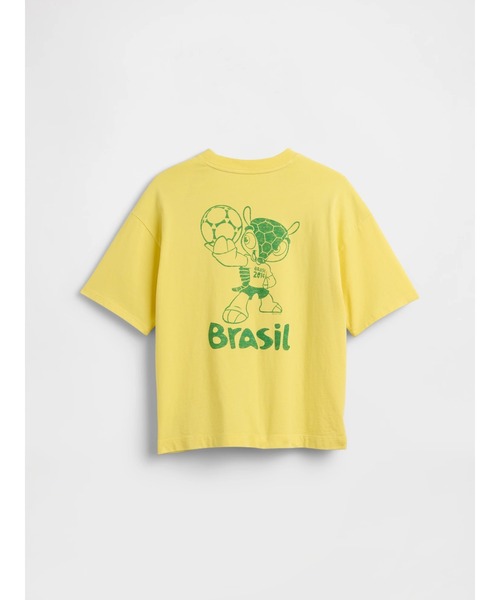 GAP(ギャップ)の「FIFA WORLD CUP(TM) グラフィックTシャツ (キッズ)(Tシャツ/カットソー・キッズ・ブルー/ライトグレー/ブラック/ホワイト/オフホワイト/ライトブルー/イエロー・110cm/120cm/160cm/130cm/140cm/150cm)」の7枚目の写真