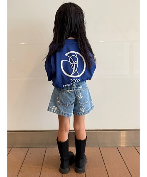 GAP(ギャップ)の「FIFA WORLD CUP(TM) グラフィックTシャツ (キッズ)(Tシャツ/カットソー・キッズ・ブルー/ライトグレー/ブラック/ホワイト/オフホワイト/ライトブルー/イエロー・110cm/120cm/160cm/130cm/140cm/150cm)」の8枚目の写真