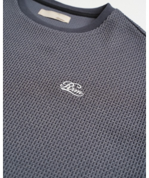 #Re:room(リルーム)の「RrmワッフルビックTシャツ(Tシャツ/カットソー・メンズ・ベージュ/ブラック・S-M)」の19枚目の写真