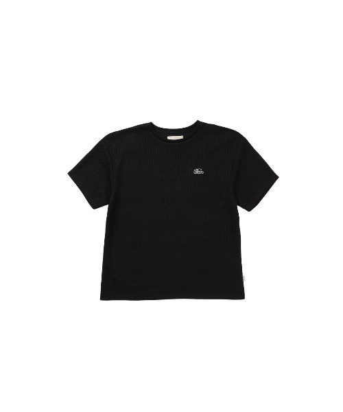 #Re:room(リルーム)の「RrmワッフルビックTシャツ(Tシャツ/カットソー・メンズ・ベージュ/ブラック・S-M)」の9枚目の写真