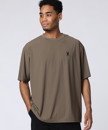 ナイロン格子ポンチ リラックスTシャツ