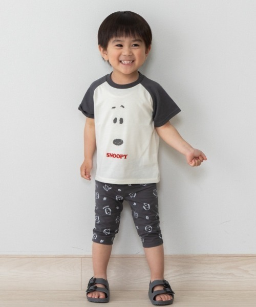 PEANUTS(ピーナッツ)の「デイリーパンツ 6分丈 スヌーピー(その他パンツ・キッズ・グレー・90cm/80cm/95cm)」の3枚目の写真