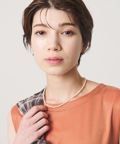 BEAUTY&YOUTH UNITED ARROWS(ビューティーアンドユースユナイテッドアローズ)の「ミックス ビーズ ネックレス(ネックレス・レディース・ナチュラル/レッド・FREE)」の10枚目の写真