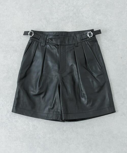 URBAN RESEARCH(アーバンリサーチ)の「new basic BUFFALOCALF GURKHA SHORTS(その他パンツ・メンズ・ブラック・X-LARGE/MEDIUM/LARGE)」の1枚目の写真