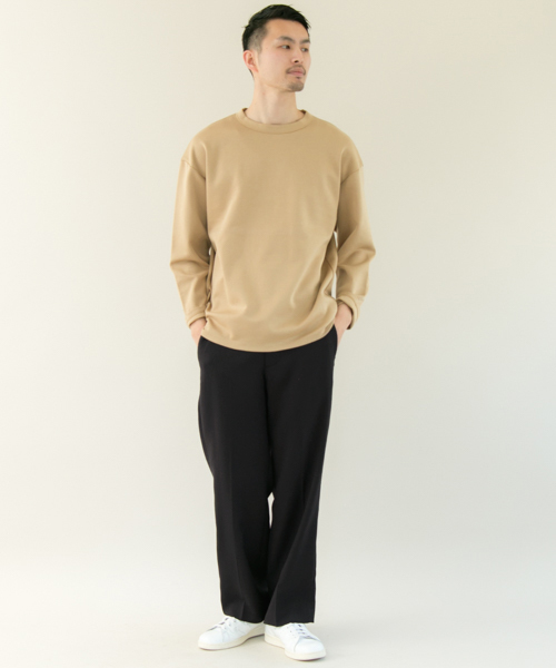 URBAN RESEARCH（アーバンリサーチ）の「URiD ウールブレンドワイドパンツ（その他パンツ・メンズ・グレー/ブラック・LARGE/MEDIUM）」の12枚目の写真