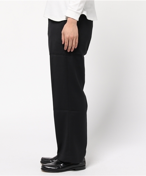 URBAN RESEARCH（アーバンリサーチ）の「URiD ウールブレンドワイドパンツ（その他パンツ・メンズ・グレー/ブラック・LARGE/MEDIUM）」の3枚目の写真