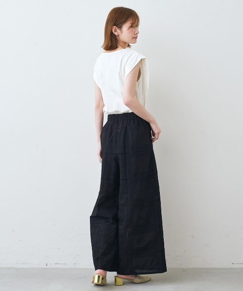 IEDIT(イディット)の「IEDIT 猛暑に負けない さらっと速乾メッシュノースリーブトップス(その他トップス・レディース・ブラック/オフホワイト・LL/3L/M/L/S/4L)」の12枚目の写真