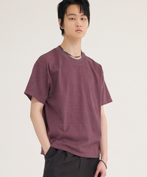 AKECII（アケシ）の「クルードピグダイングクロップ半袖Tシャツ_ビンテージワイン（Tシャツ/カットソー）」