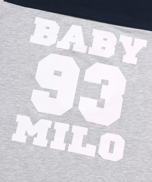 A BATHING APE(アベイシングエイプ)の「BABY MILO FOOTBALL TEE(Tシャツ/カットソー・キッズ・グレー/イエロー・110/100/130/90/140)」の7枚目の写真