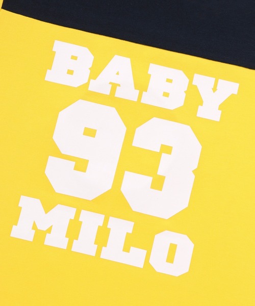 A BATHING APE(アベイシングエイプ)の「BABY MILO FOOTBALL TEE(Tシャツ/カットソー・キッズ・グレー/イエロー・110/100/130/90/140)」の8枚目の写真