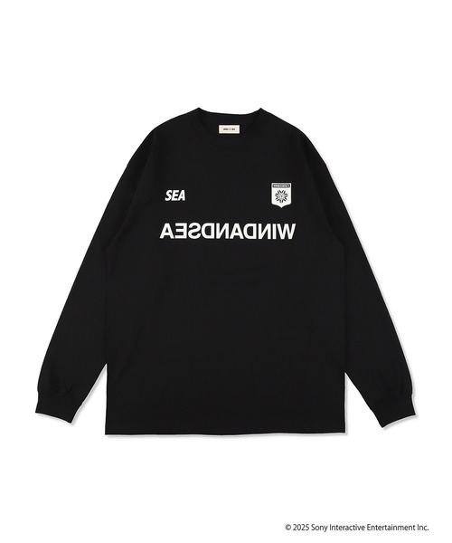WIND AND SEA(ウィンダンシー)の「PLAYSTATION x WDS L/S TEE(Tシャツ/カットソー・メンズ・ホワイト/ブラック・X-LARGE/LARGE/MEDIUM/SMALL)」の4枚目の写真