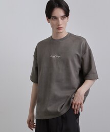 ポンチスエードタッチTシャツ