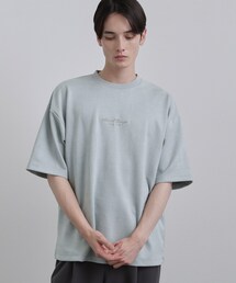 ポンチスエードタッチTシャツ