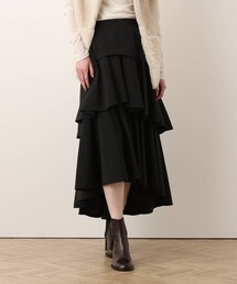 ラッフルティアードスカート
