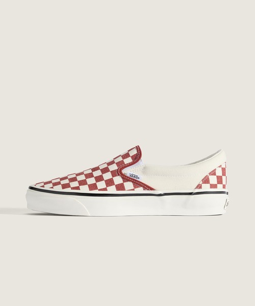 VANS(バンズ)の「VANS PREMIUM スリッポン / LX Classic Slip-On 98 CHECKERB VN000D9PGWR1(スリッポン・メンズ・エンジ・11/6/8/10/9/8.5/9.5/10.5/11.5/6.5/5/7/7.5/5.5/12)」の1枚目の写真