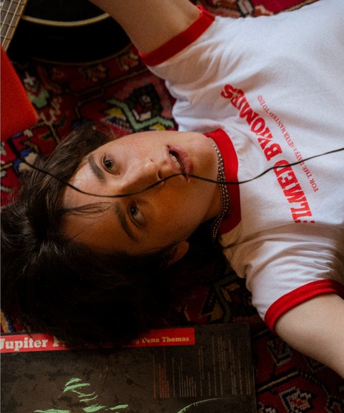 TEEN BOOP(ティーンブープ)の「OLDロゴリンガーTee(Tシャツ/カットソー・レディース・オフホワイト/ブラウン・FREE)」の17枚目の写真