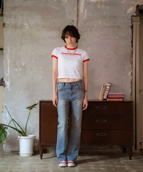 TEEN BOOP(ティーンブープ)の「OLDロゴリンガーTee(Tシャツ/カットソー・レディース・オフホワイト/ブラウン・FREE)」の20枚目の写真