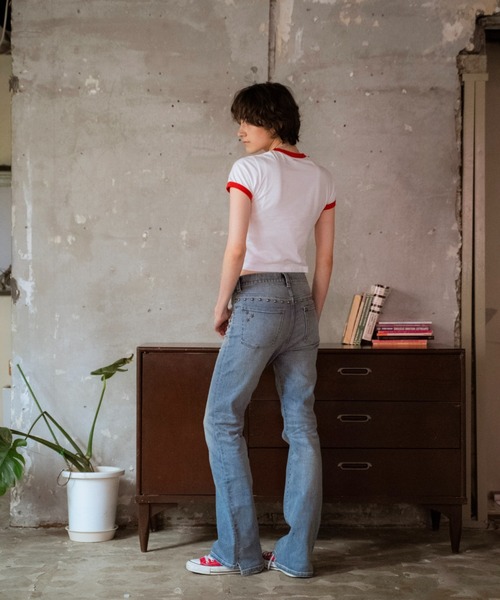TEEN BOOP(ティーンブープ)の「OLDロゴリンガーTee(Tシャツ/カットソー・レディース・オフホワイト/ブラウン・FREE)」の22枚目の写真