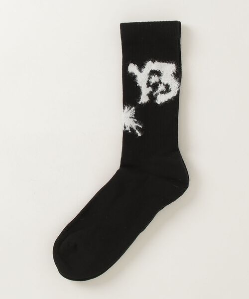 Y-3(ワイスリー)の「Y-3 CHITO GRAPHIC CREW SOCKS(ソックス/靴下・メンズ・ブラック・SMALL/MEDIUM/LARGE)」の1枚目の写真