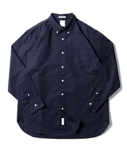 HOUSTON(ヒューストン)の「HOUSTON ヒューストン OXFORD B/D SHIRT(CLASSIC FIT) オックスフォード ボタンダウンシャツ 長袖 クラシックフィット(シャツ/ブラウス・メンズ・オリーブ/ピンク/ホワイト/ブラック/ネイビー・18.5/17.5/16.5/15.5)」の4枚目の写真