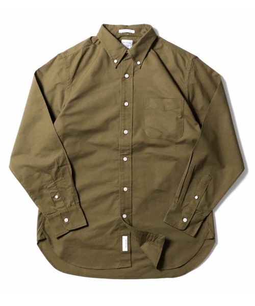 HOUSTON(ヒューストン)の「HOUSTON ヒューストン OXFORD B/D SHIRT(CLASSIC FIT) オックスフォード ボタンダウンシャツ 長袖 クラシックフィット(シャツ/ブラウス・メンズ・オリーブ/ピンク/ホワイト/ブラック/ネイビー・18.5/17.5/16.5/15.5)」の8枚目の写真