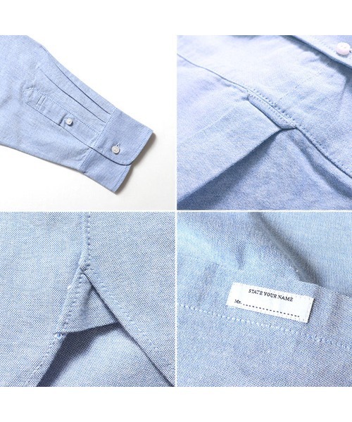 HOUSTON(ヒューストン)の「HOUSTON ヒューストン OXFORD B/D SHIRT(CLASSIC FIT) オックスフォード ボタンダウンシャツ 長袖 クラシックフィット(シャツ/ブラウス・メンズ・オリーブ/ピンク/ホワイト/ブラック/ネイビー・18.5/17.5/16.5/15.5)」の13枚目の写真